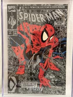 Spider-Man #1 Comic Silver Edition CGC 9.4 SS Signed by Stan Lee