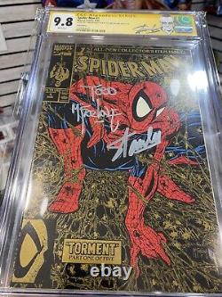 Spider-Man #1 Gold Edition CGC 9.8 SS Stan Lee & Todd McFarlane RARE GEM