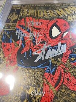 Spider-Man #1 Gold Edition CGC 9.8 SS Stan Lee & Todd McFarlane RARE GEM