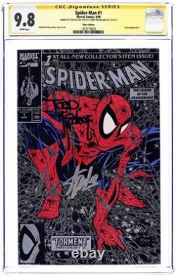 Spider-Man #1 McFarlane Silver Variant CGC 9.8 SS Stan Lee/McFarlane 1990