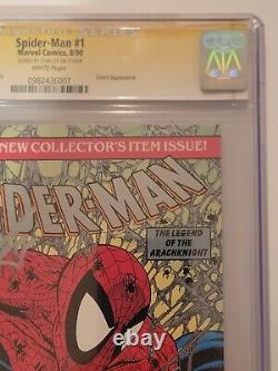 Spider-Man #1 Platinum CGC SS 9.4 NM Signed By Stan Lee 1990 Todd McFarlane Art