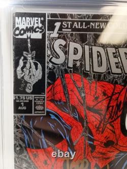 Spider-Man #1 Silver CGC 7.5 Signed Deemed NOT Authentic Todd McFarlane Stan Lee