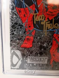 Spider-Man #1 Silver CGC 7.5 Signed Deemed NOT Authentic Todd McFarlane Stan Lee
