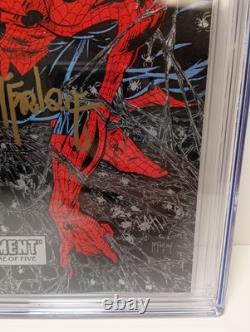Spider-Man #1 Silver CGC 7.5 Signed Deemed NOT Authentic Todd McFarlane Stan Lee
