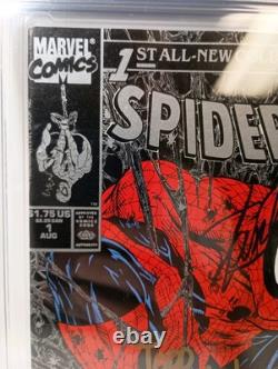 Spider-Man #1 Silver CGC 7.5 Signed Deemed NOT Authentic Todd McFarlane Stan Lee
