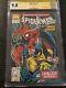 Spider-Man #12 CGC 9.8 SS Signed Stan Lee Todd McFarlane Issue Wolverine Cover