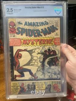 Spider-Man 13 CBCS 2.5 First App Mysterio Marvel Silver Age 1964 Ditko Lee