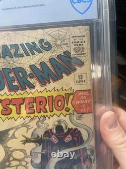 Spider-Man 13 CBCS 2.5 First App Mysterio Marvel Silver Age 1964 Ditko Lee