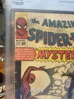 Spider-Man 13 CBCS 2.5 First App Mysterio Marvel Silver Age 1964 Ditko Lee
