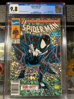 Spider-Man #13 CGC 9.8, Rare Newsstand Edition! 1991, Todd McFarlane