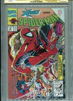 Spider-Man #16 CGC 9.6 SS by STAN LEE. TODD McFarlane art 1991. RARE 1518966099