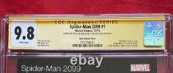 Spider-Man 2099 #1 Hip Hop Variant CGC SS 9.8 Signed by Stan Lee on 93rd B-Day