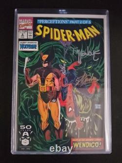 Spider-Man #9 NM+ signed 2× STAN LEE and TODD MCFARLANE
