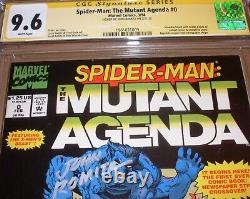 Spider-Man Mutant Agenda 0 CGC SS 9.6 SIGNED John Romita Sr Marvel 1994 Stan Lee