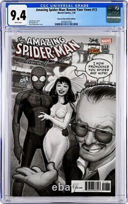 Spider-Man Renew Your Vows #13 CGC 9.4 (2018, Marvel) Stan Lee Box Variant Set