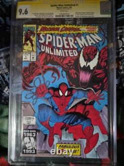 Spider-Man Unlimited #1 May 1993 CGC 9.6 SS Stan Lee