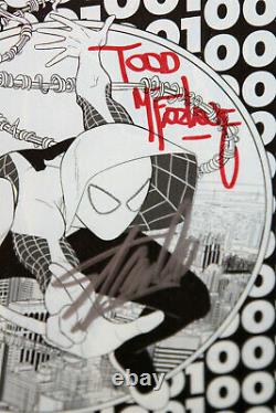 Spider-gwen #1 Cgc Ss 9.8 Signed 2x By Stan Lee & Todd Mcfarlane, Phantom Sketch