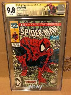 Spider-man 1 Cgc Ss 9.8 Signed By Stan Lee Very Nice Book. New Label
