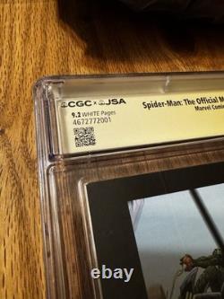 Spider-man #1 Official Movie Adaptation signed by Stan Lee 9.2 Grade CGC & JSA