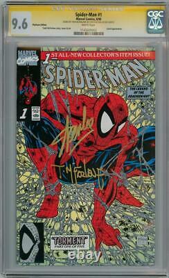 Spider-man #1 Platinum Cgc 9.6 Signature Series Signed Stan Lee & Todd Mcfarlane
