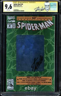 Spider-man #26 Cgc 9.6 White Ss Stan Lee Signed Cgc #1508498022