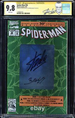 Spider-man #26 Cgc 9.8 White Ss 2x Stan Lee & Mark Bagley Cgc #1189925018