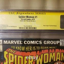 Spider-woman 1 Cgc 9.8 Stan Lee Signed