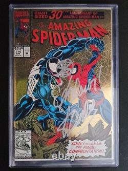 Spiderman #375 SIGNED AND REMARKED by STAN LEE