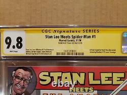 Stan Lee Meets Spider-Man #1 CGC 9.8 SS Stan Lee WHITE PAGES 2006 NM/MT