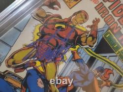 Stan Lee Signed CGC Graded Marvel Team Up #72 Spider-Man Ironman Whiplash Wraith