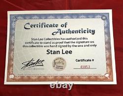 Stan Lee Spider-Man Doodle Sketched & Signed by Stan Lee! CGC! Marvel Very Rare