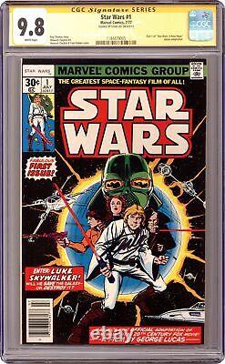 Star Wars #1 1st Printing CGC 9.8 SS Stan Lee 1977 Marvel 1184479005