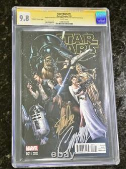 Star Wars # 1 Signed Stan Lee & Campbell (cgc 9.8)