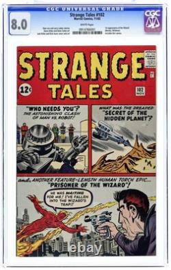 Strange Tales #102 CGC 8.0 1962 0914766001