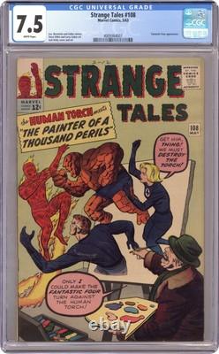 Strange Tales #108 CGC 7.5 1963 4009364007