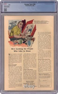 Strange Tales #108 CGC 7.5 1963 4009364007