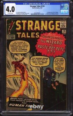 Strange Tales #110 Marvel 7/63 CGC 4.0 1st app Dr Strange, Ancient One, and Wong