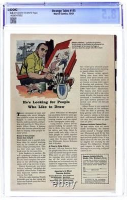Strange Tales #115 CGC 8.5 1963 4636047002