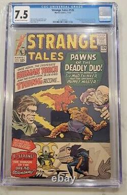 Strange Tales #126 CGC 7.5 OWithW 1st App of Clea & Dormammu Doctor Strange 2 MCU