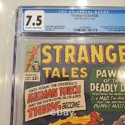 Strange Tales #126 CGC 7.5 OWithW 1st App of Clea & Dormammu Doctor Strange 2 MCU