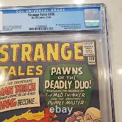 Strange Tales #126 CGC 7.5 OWithW 1st App of Clea & Dormammu Doctor Strange 2 MCU