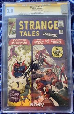 Strange Tales #133, signed by Stan Lee, CGC 3.0