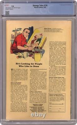 Strange Tales #134 CGC 7.0 1965 4185770023
