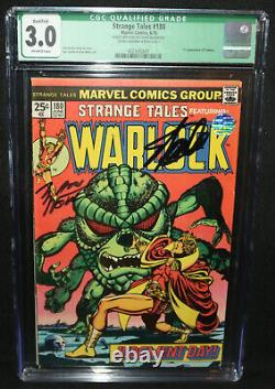 Strange Tales #180 1st App Gamora Signed by Stan Lee CGC Grade 3.0 1975