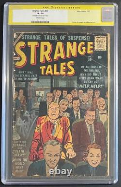 Strange Tales #59 CGC 1.0 SS Stan Lee Marvel 1957 Comics