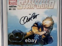 Stunning CHRIS PRATT Signed LEGENDARY STAR LORD #1 (CGC 9.8 SS) Marquez Variant