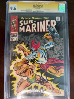 Sub-Mariner #4 8/68 CGC SS Stan Lee 9.6 Top Pop. 1 of 1 none better Sub-Mariner #4 8/68 CGC SS Stan Lee 9.6 Top Pop. 1 of 1 none better