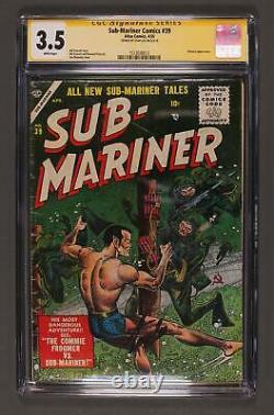 Sub-Mariner Comics #39 CGC 3.5 SS Stan Lee 1513038013