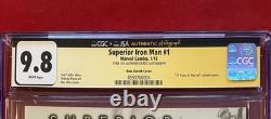 Superior Iron Man #1 1300 Alex Ross Variant Signed by Stan Lee CGC 9.8 JSA Rare