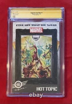 Superior Iron Man #1 1300 Alex Ross Variant Signed by Stan Lee CGC 9.8 JSA Rare